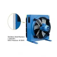 Hydraulic Oil Aeris Coolers Cum Fan Ac220v Dc24v Heat Exchanger With Fan Hydraulic Oil Radiator Air Compressor Oil Cooler